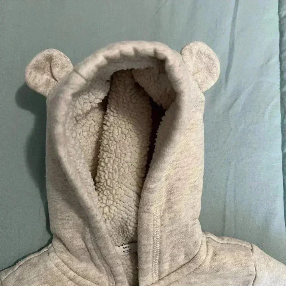 GAP Baby Bear Cozy Zip Hoodie 6-12 months